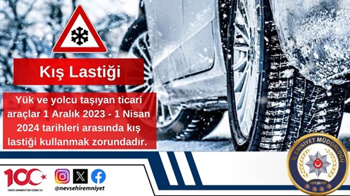 Zorunlu Kış Lastiği Uygulaması Başlıyor!